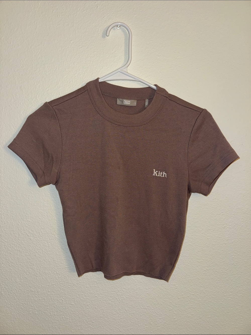 Kith Cropped Ribbed Tee